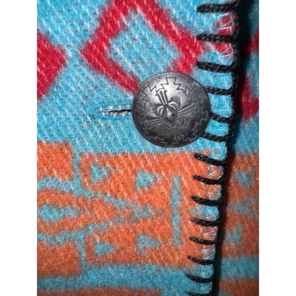 NWT Rhonda Stark Wool Blend Southwestern Aztec Santa FE Soft Vest XS Organic - Picture 12 of 13
